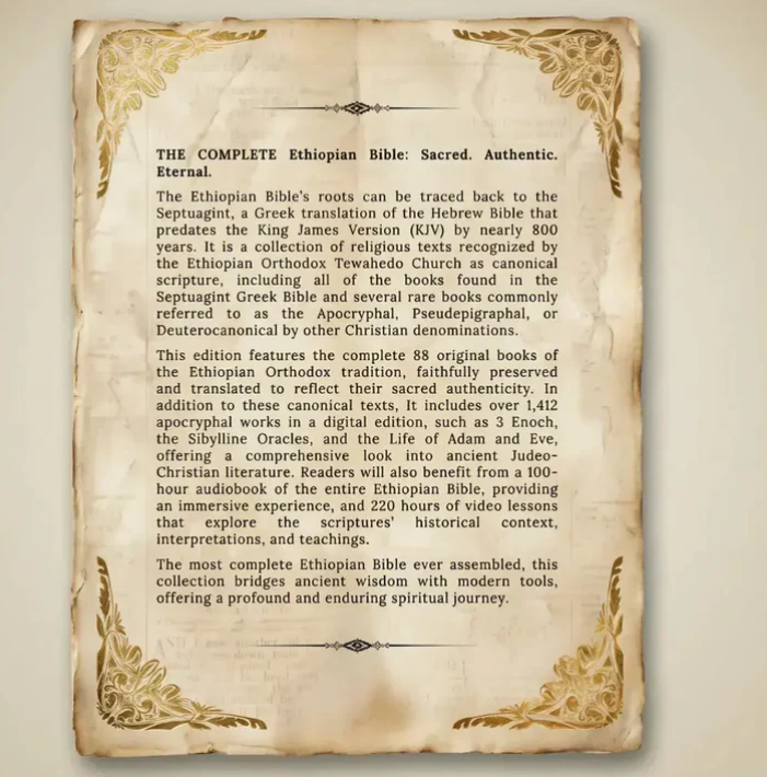 Complete Ethiopian Bible